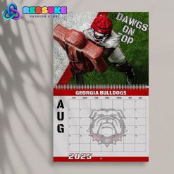 Georgia Bulldogs Happy New Year 2025 Wall Hanging Calendar