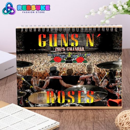 Guns N’ Roses Happy New Year 2025 Wall Hanging Calendar