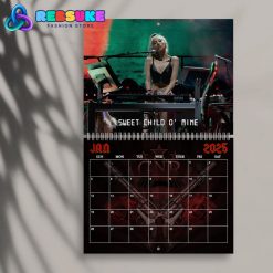 Guns N Roses Happy New Year 2025 Wall Hanging Calendar