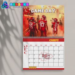 Kansas City Chiefs Happy New Year 2025 Wall Hanging Calendar