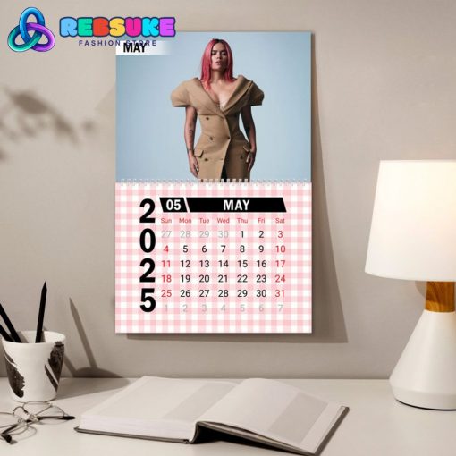 Karol G Happy New Year 2025 Wall Hanging Calendar