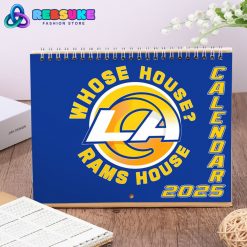 Los Angeles Rams Happy New Year 2025 Wall Hanging Calendar