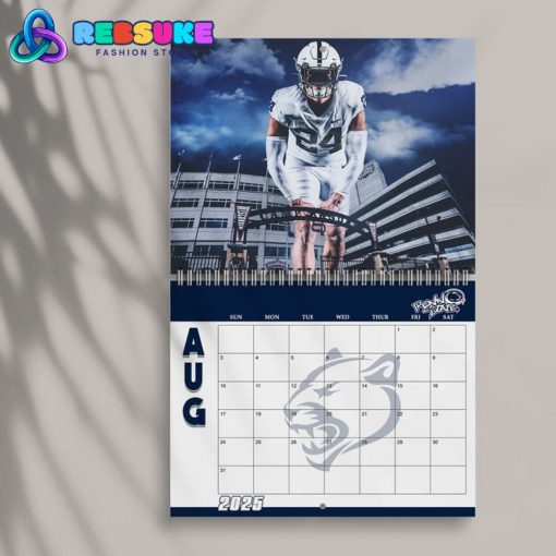 Penn State Football Happy New Year 2025 Wall Hanging Calendar