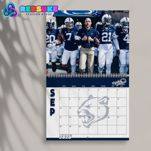 Penn State Football Happy New Year 2025 Wall Hanging Calendar