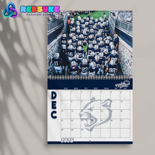 Penn State Football Happy New Year 2025 Wall Hanging Calendar