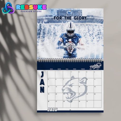 Penn State Football Happy New Year 2025 Wall Hanging Calendar