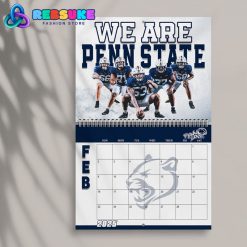 Penn State Football Happy New Year 2025 Wall Hanging Calendar