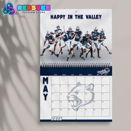 Penn State Football Happy New Year 2025 Wall Hanging Calendar