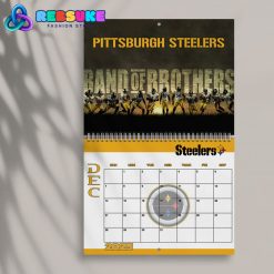 Pittsburgh Steelers Happy New Year 2025 Wall Hanging Calendar