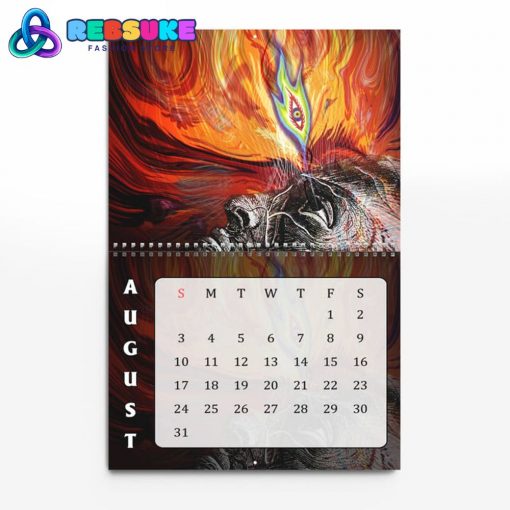 Tool Band Happy New Year 2025 Wall Hanging Calendar