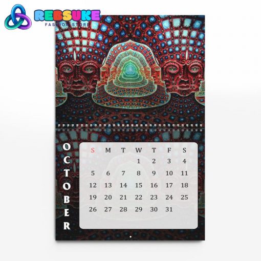 Tool Band Happy New Year 2025 Wall Hanging Calendar