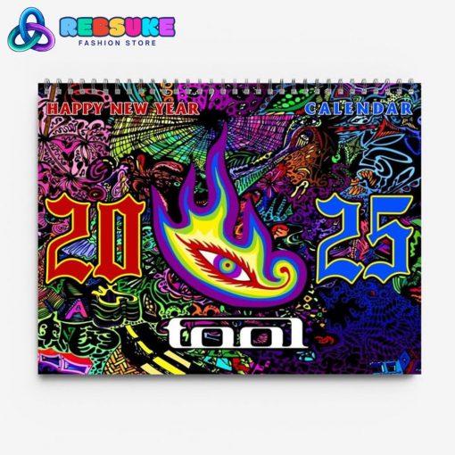 Tool Band Happy New Year 2025 Wall Hanging Calendar