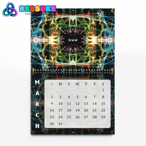 Tool Band Happy New Year 2025 Wall Hanging Calendar