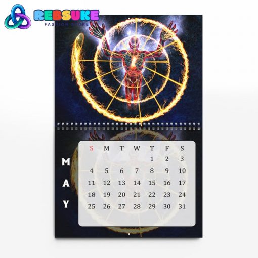 Tool Band Happy New Year 2025 Wall Hanging Calendar