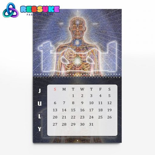 Tool Band Happy New Year 2025 Wall Hanging Calendar