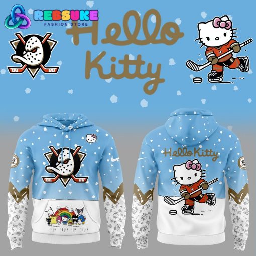 Anaheim Ducks x Hello Kitty Hoodie Set 2025