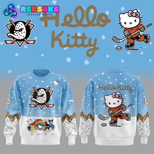 Anaheim Ducks x Hello Kitty Sweatshirt 2025