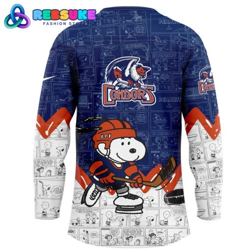 Bakersfield Condors 75th Anniversary of Peanuts Hockey Jersey