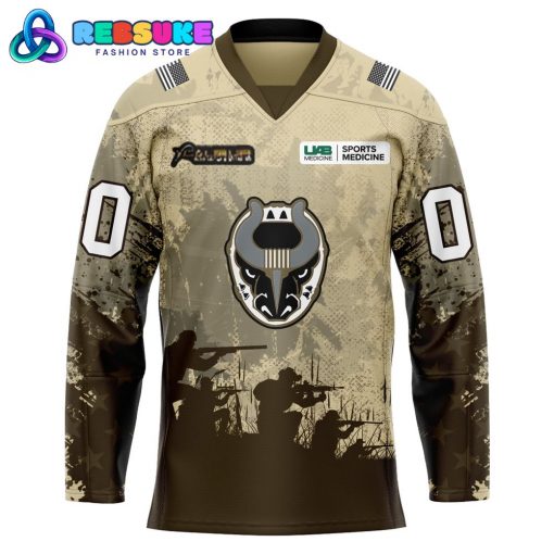 Birmingham Bulls Military Night Jersey 2025