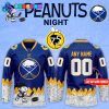 Grand Rapids Griffins 75th Anniversary of Peanuts Hockey Jersey