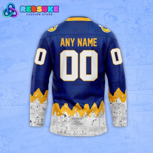 Buffalo Sabres 75th Anniversary of Peanuts Hockey Jersey