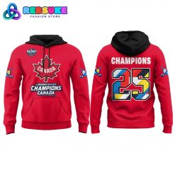 Canada 2025 4 Nations Face Off Champions Combo Hoodie Set