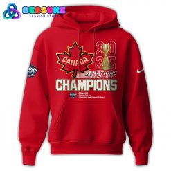 Canada Fanatics Steel 2025 4 Nations FaceOff Champions Hoodie Set