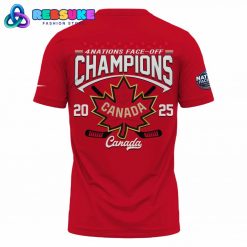 Canada Fanatics Steel 2025 4 Nations FaceOff Champions Shirt