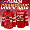 Canada Fanatics Steel 2025 4 Nations Face Off Champions Hockey Jersey