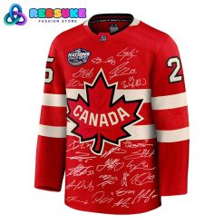 Canada Hockey 2025 4 Nations Face-Off Champions Jersey Signature