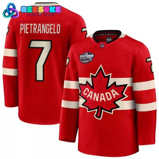 Canada Hockey 4 Nations Face-Off Alex Pietrangelo #7 Hockey Jersey