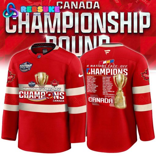 Canada Hockey 4 Nations Face-Off Champions Hockey Jersey