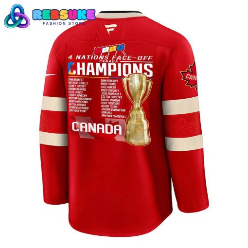 Canada Hockey 4 Nations Face-Off Champions Hockey Jersey