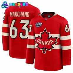 Canada Hockey 4 Nations Face-Off NBrad Marchand #63 Hockey Jersey