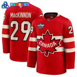 Canada Hockey 4 Nations Face-Off Nathan MacKinnon #29 Hockey Jersey