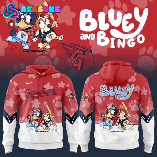 Cleveland Guardians Bluey and Bingo Hoodie Set