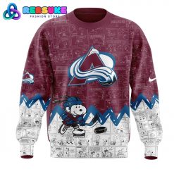 Colorado Avalanche Anniversary of Peanuts Sweatshirt