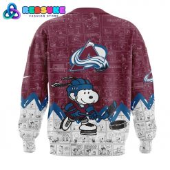 Colorado Avalanche Anniversary of Peanuts Sweatshirt