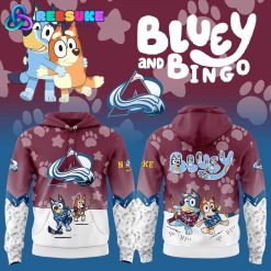 Colorado Avalanche Bluey and Bingo Hoodie Set