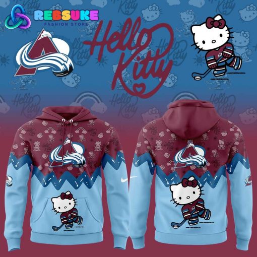 Colorado Avalanche Hello Kitty New Hoodie Set