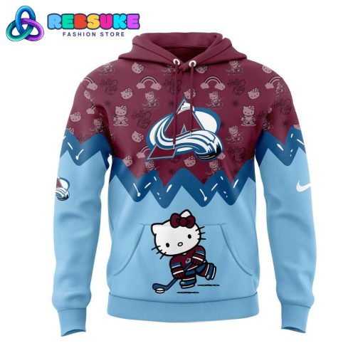 Colorado Avalanche Hello Kitty New Hoodie Set