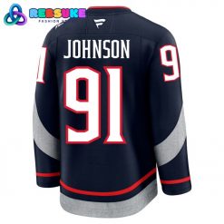 Columbus Blue Jackets 2025 Stadium Series Kent Johnson #91 Jersey