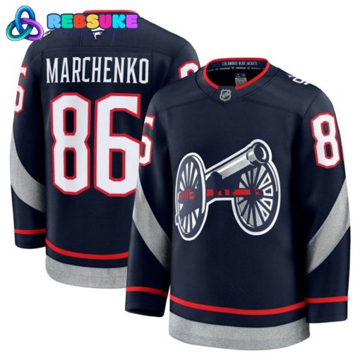 Columbus Blue Jackets 2025 Stadium Series Marchenko #86 Jersey