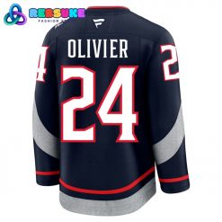 Columbus Blue Jackets 2025 Stadium Series Olivier #24 Jersey