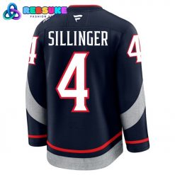 Columbus Blue Jackets 2025 Stadium Series Sillinger 4 Jersey