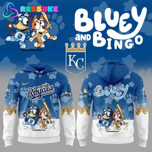 Kansas City Royals Bluey and Bingo Hoodie Set