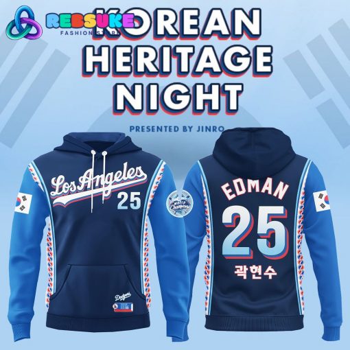 LA Dodgers X Korean Heritage Hoodie Night 2025