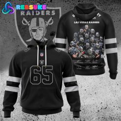 Las Vegas Raiders NFL 65th Anniversary Hoodie 2025