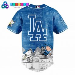 Los Angeles Dodgers 75th Anniversary of Peanuts Baseball Jersey