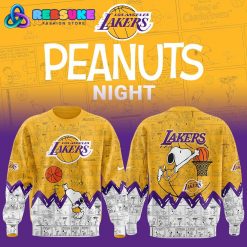 Los Angeles Lakers 75th Anniversary of Peanuts Sweatshirt